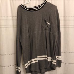 PINK Victoria’s Secret grey pullover